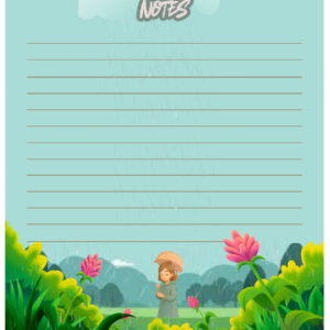 Hope in a Rainy Day Notepad
