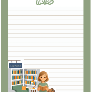 Hope in the Library Notepad