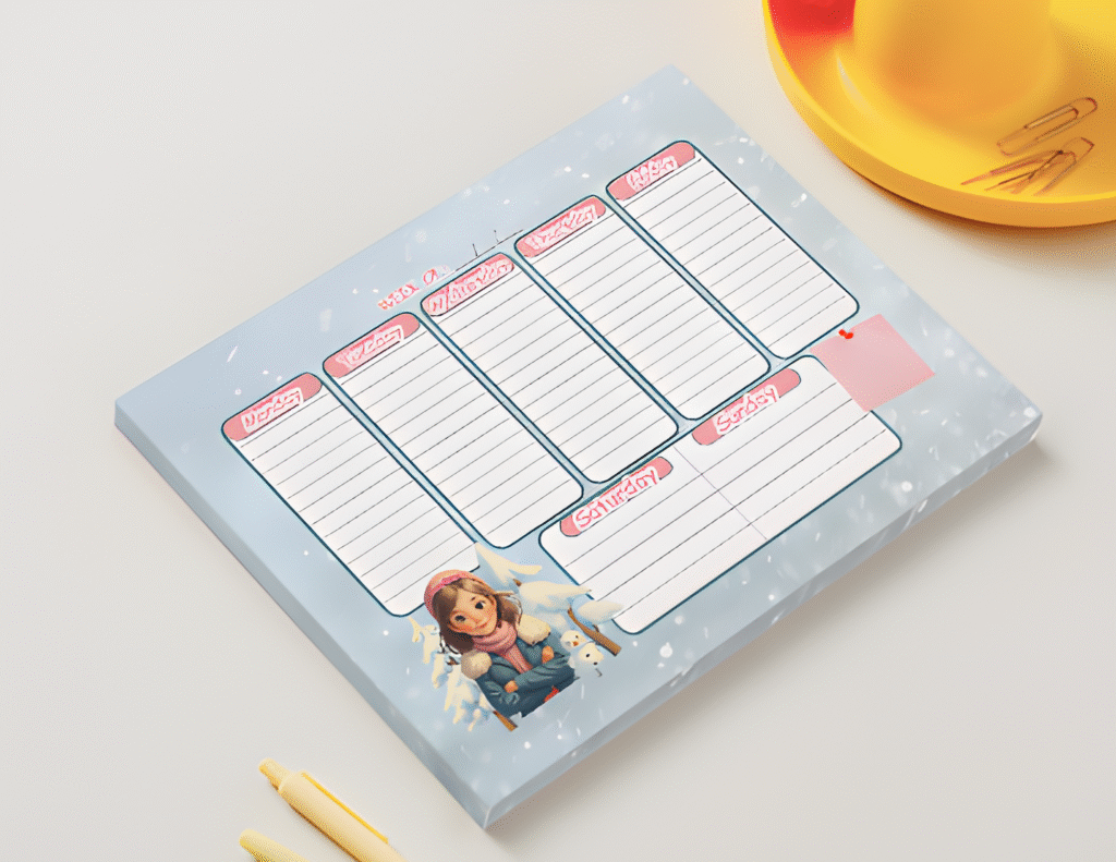 Hope And Winter Weekly Planner